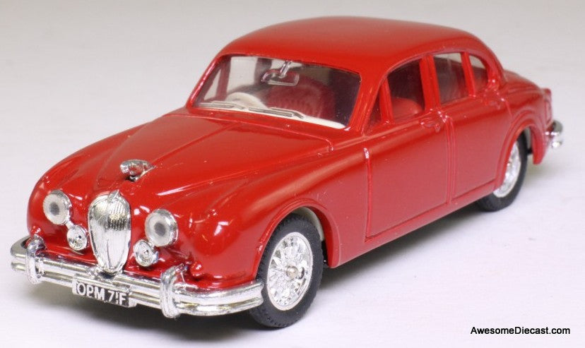Corgi 1:43 1959 Jaguar MK11, Red – Awesome Diecast LLC