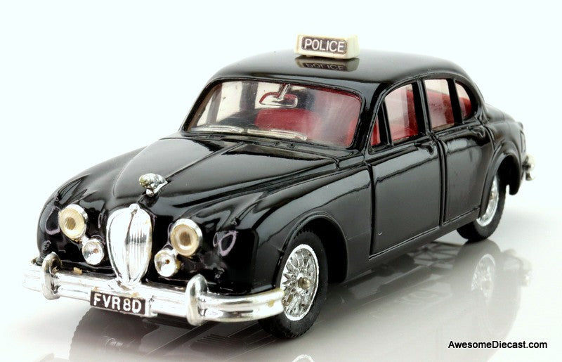 CORGI コーギー　ミニカー　JAGUAR MARK × SALOON Corgi 1:43 1959 Jaguar MK2 Police, Black – Awesome Diecast LLC