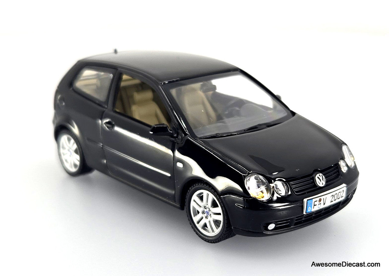 AUTOart 1:43 Volkswagen Polo, Black – Awesome Diecast LLC