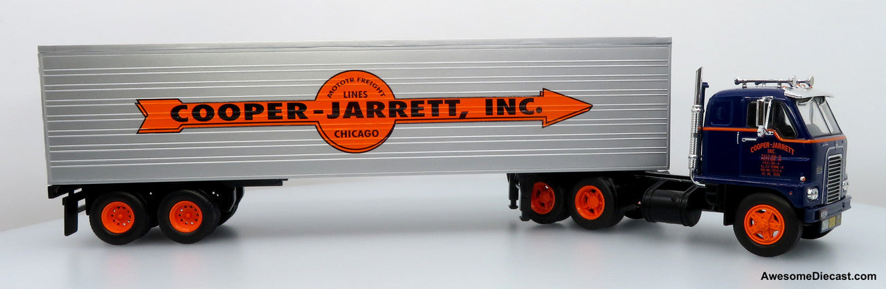 1959 International DCOF-405 w/ Trailer: Cooper Jarrett Inc. 1:43