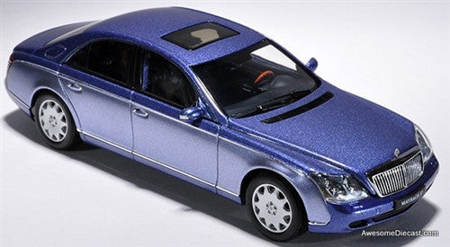 AUTOart 1:43 Maybach 57 SWB: Bright Metallic Blue – Awesome