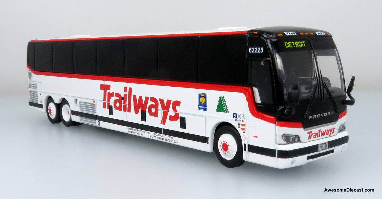 Haulotte H43 TPX ミニカー 1:50 Iconic Replicas 1:87 Prevost X3-45 Coach: Adirondack Trailways