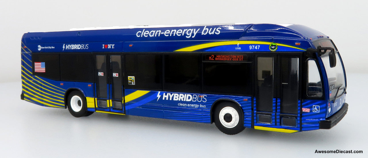 Nova Bus LFSH Hybrid Transit Bus: MTA New York City 1:87 (HO