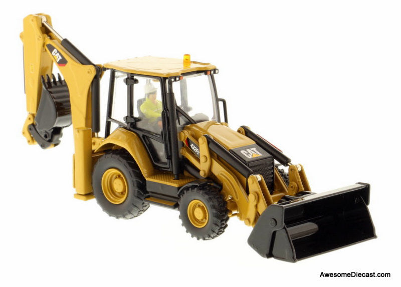 Diecast Masters 1:50 Caterpillar 432F2 Side Shift Backhoe Loader