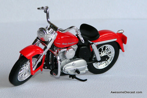 1952 Harley Davidson K Model, Red 1:18 Diecast Model Motor Cycle