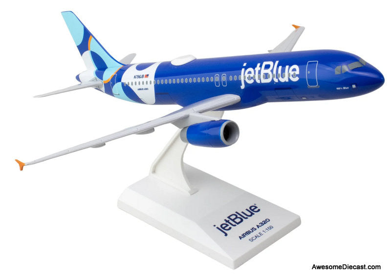 Airbus A320 JetBlue (Reg # N796JB) 1:150 ABS Plastic Model Plane