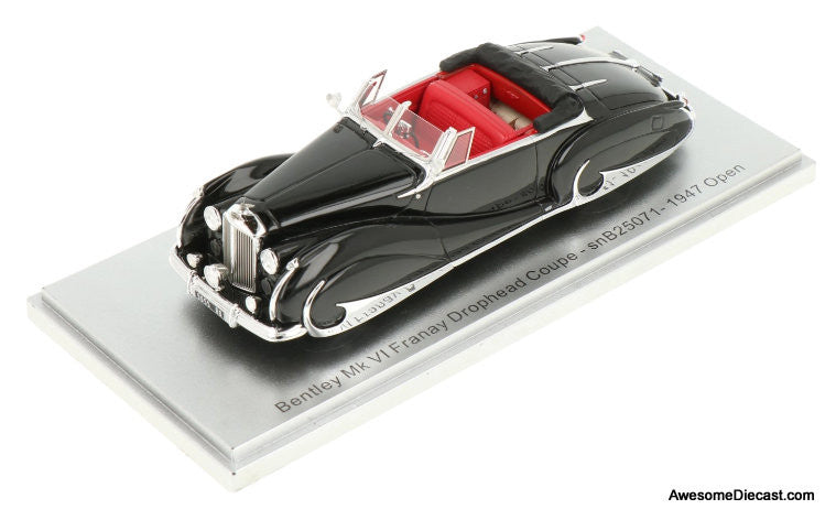 1947 Bentley MK VI sn.B25071 Franay Drophead Coupe Cabriolet (Open