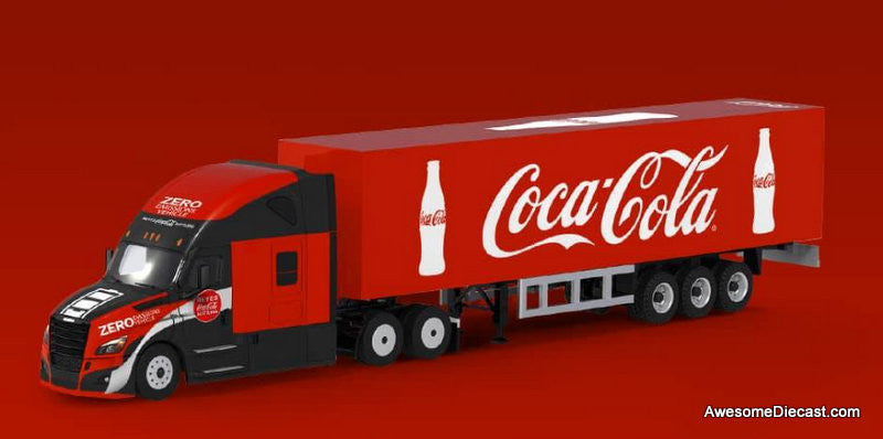 ア*ー様 Coca-Cola　トレーラートラック Freightliner Cascadia Sleeper Tractor w/53'Trailer: Coca Cola 1:64