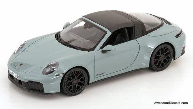 304-058 ノレブ 1/18 ポルシェ 911 Targa 2024 2024 Porsche 911 Targa, Bahama Yellow 1:18 Diecast Model Car by