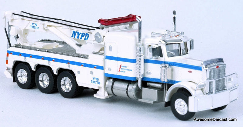 1973 Peterbilt 359 Tow Truck, White: NYPD Traffic Division 1:87