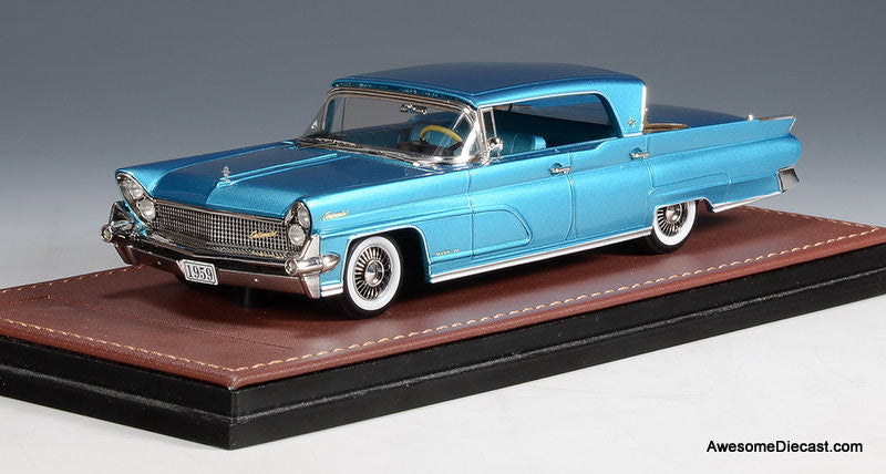 1959 Lincoln Continental Mark IV Sedan, Peacock Green Metallic 1