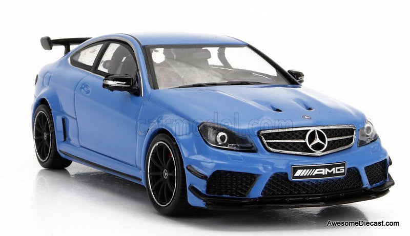 Solido 1:43 2012 Mercedes Benz C63 AMG Black Series, French Blue