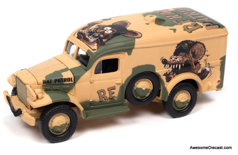 Dodge WC54 Ambulance Rat Fink Dessert Camo 1:64 Diecast Model