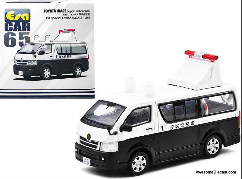 Era Car 1:64 Toyota HiAce: Tokyo Police Service Van Special