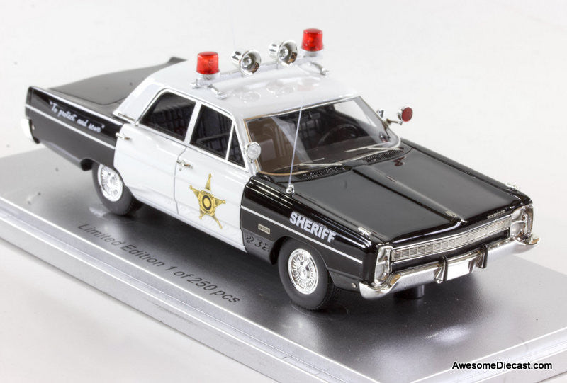 KESS 1/43 Plymouth 1968 プリマス フューリ プリムス Kess 1:43 1968 Plymouth Fury, Mayberry Sheriff – Awesome Diecast LLC