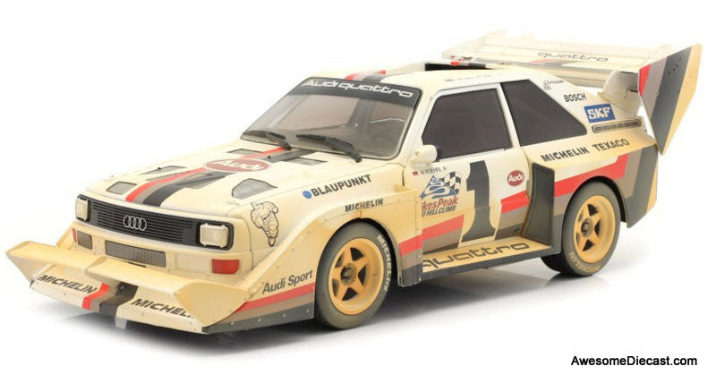 1987 Audi Sport Quattro S1 E2 #1 (Dirty After Race Version) 1:18