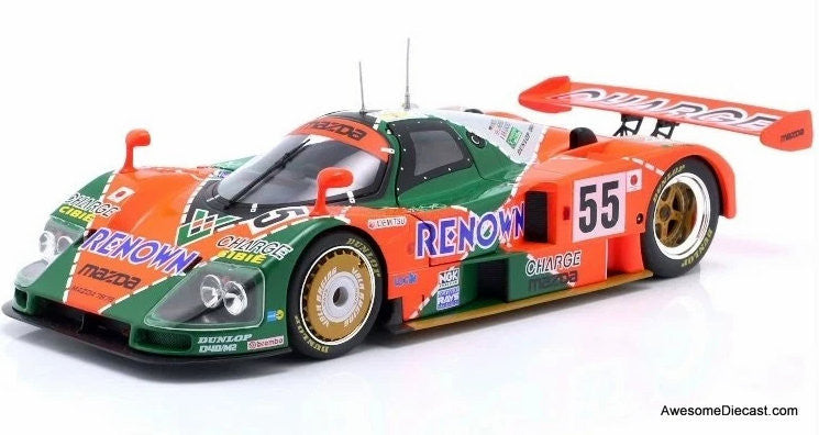ハ*チ様 オートアート 1/18 MAZDA 787B 1991 #55 トロフ Mazda 787B Lemans Winner 1991 Weidler/Herbert/Gachot #55 Special