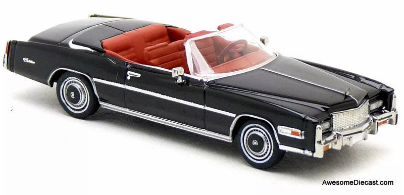 1976 Cadillac Eldorado Convertible, Black 1:87 ABS Plastic Model