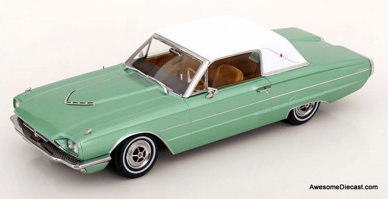 1966 Ford Thunderbird Landau Coupe, Metallic Green/White 1:18