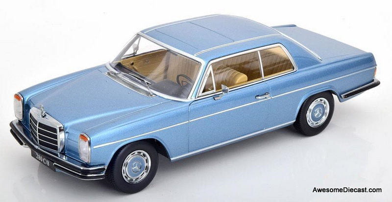 KK Scale 1:18 1969 Mercedes 280C W114 Coupe, Metallic Blue