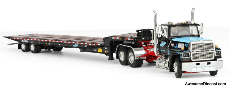 Ford LTL 9000 Day Cab w/Landoll Traveling Axle Trailer: Cappello