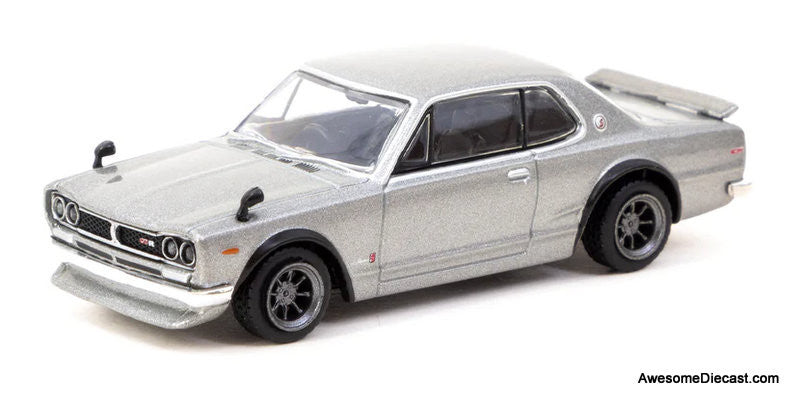 Tarmac Works 1:64 Nissan Skyline 2000 GT-R (KPGC10), Silver
