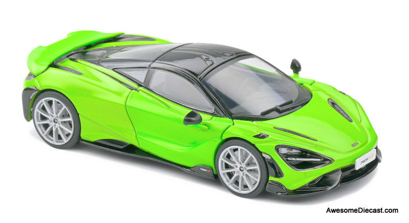 Solido 1:43 2020 McLaren 765LT V8-Biturbo, Lime Green – Awesome