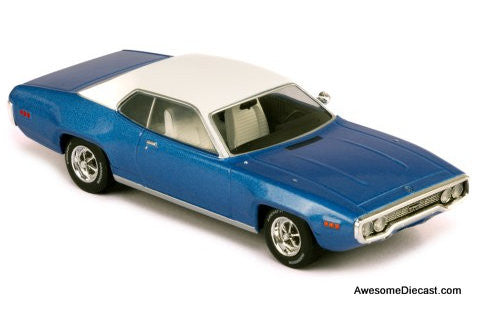 1971 Plymouth Satellite Sebring Plus, Metallic Blue 1:43 Diecast