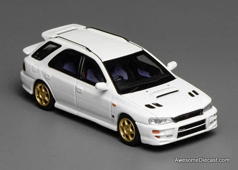 Subaru Impreza Wagon WRX STi Version VI, Pure White 1:64 Diecast