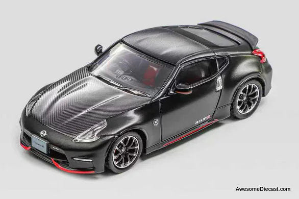 Premium ModelCar　その① Nissan Fairlady Z Z34 370z Nismo, Matte Black/Carbon Fiber 1:64