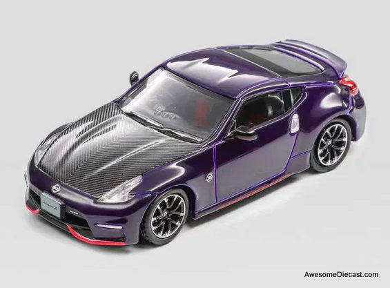 Nissan Fairlady Z Z34 370z Nismo, Purple/Carbon Fiber 1:64 Diecast