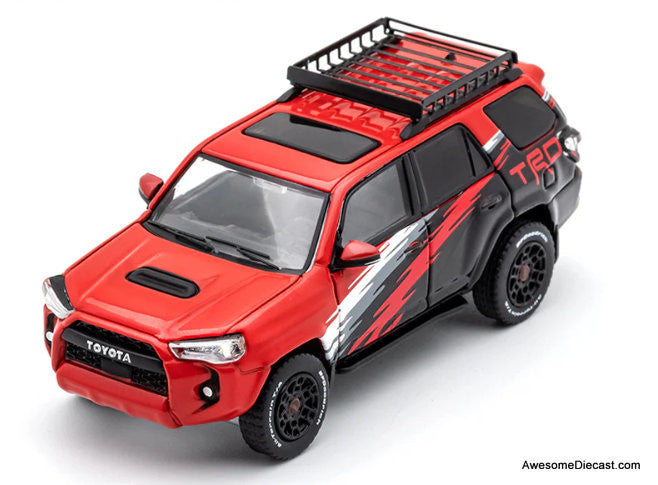 GCD 1/64 - トヨタ・4ランナー TRD PRO GCD 1:64 Toyota 4 Runner TRD Pro Special, Red w/Graphic – Awesome