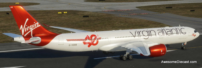Airbus A330-900: Virgin Atlantic (Reg #G-VSRB) 40th Anniversary 1