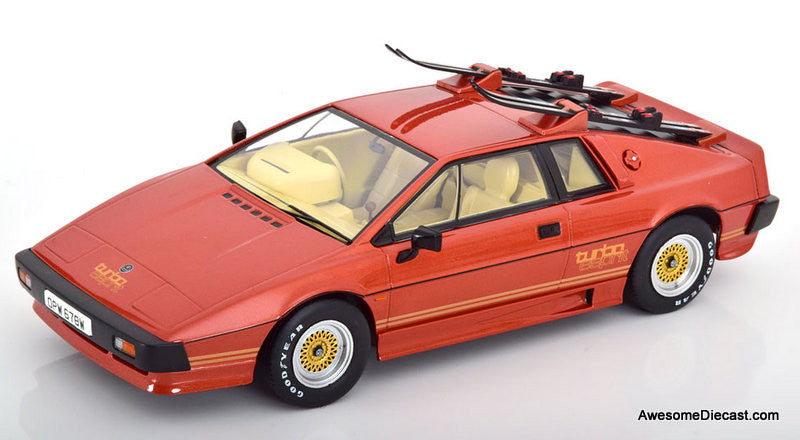 KK Scale 1:18 1981 Lotus Esprit Turbo, Copper Metallic w/James