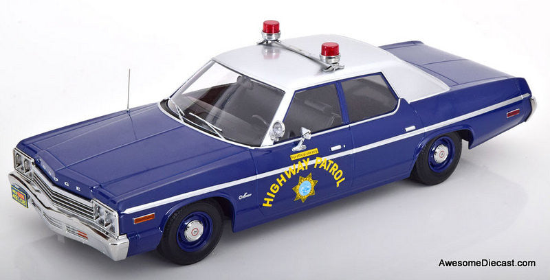 KK Scale 1:18 1974 Dodge Monaco: Nevada Highway Patrol – Awesome