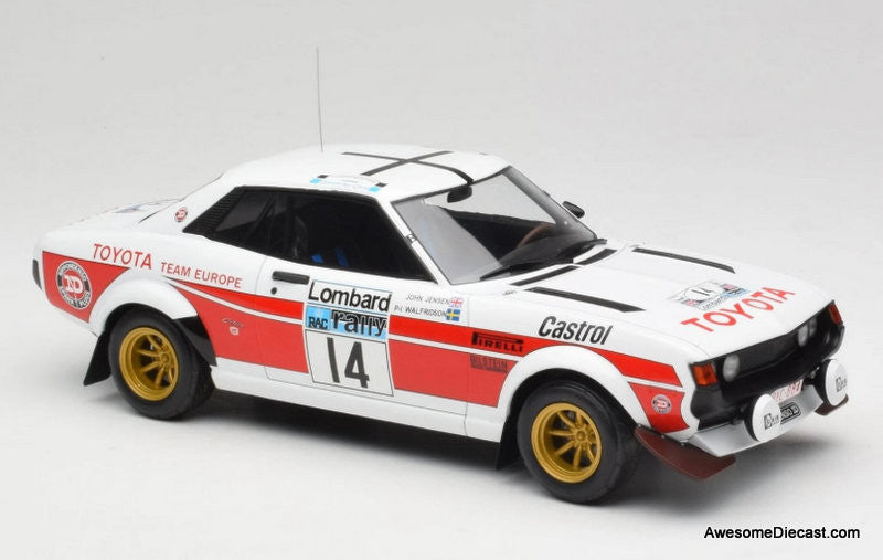 1/18 ixo トヨタ セリカ 2000GT RAC Rally 1977 1977 Toyota Celica GT #14 1977 RAC Rally 1:18 Diecast Model Car by