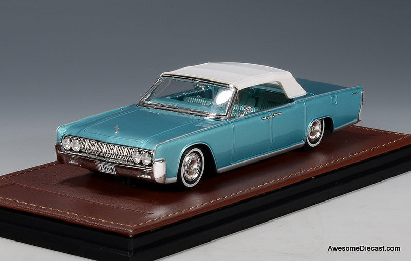 1964 Lincoln Continental Convertible, Metallic Turquoise 1:43