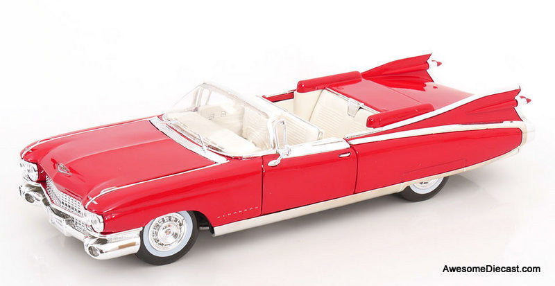 1959 Cadillac Eldorado Biarritz Convertible, Red 1:18 Diecast