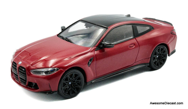 2023 BMW M4 Competition, Imola Red 1:43 Diecast Model Car by