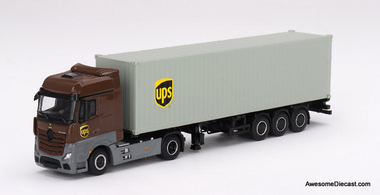 Mercedes Benz Actros Tractor w/40' Utility Trailer, UPS Europe 1