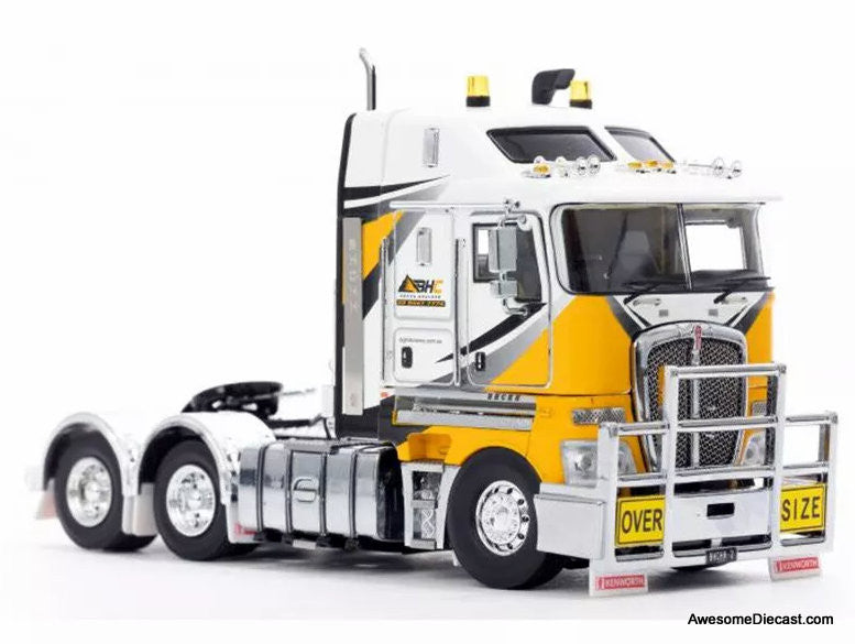 Kenworth K200 Prime Mover Sleeper Tractor, Yellow/White: Big Hill