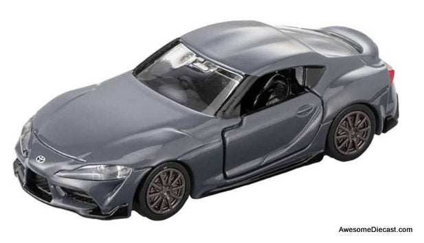 Toyota GR Supra, Metallic Gray 1:60 Diecast Model Car by Tomica