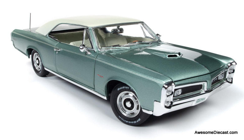 1966 Pontiac GTO, Palmetto Green 1:18 Diecast Model Car by Auto
