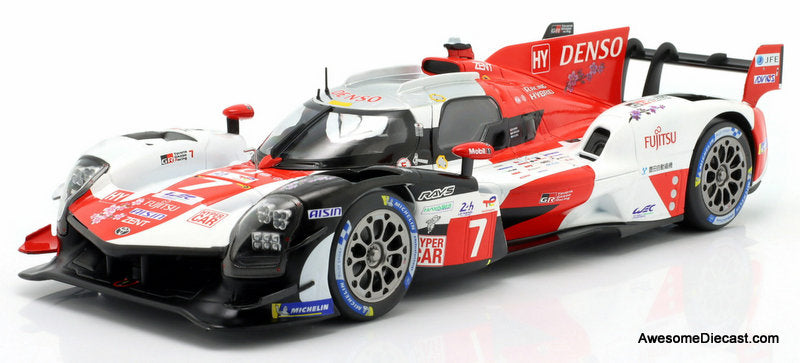 Toyota GR010 Hybrid #7 Toyota Gazoo Racing 1:18 Diecast Model Car