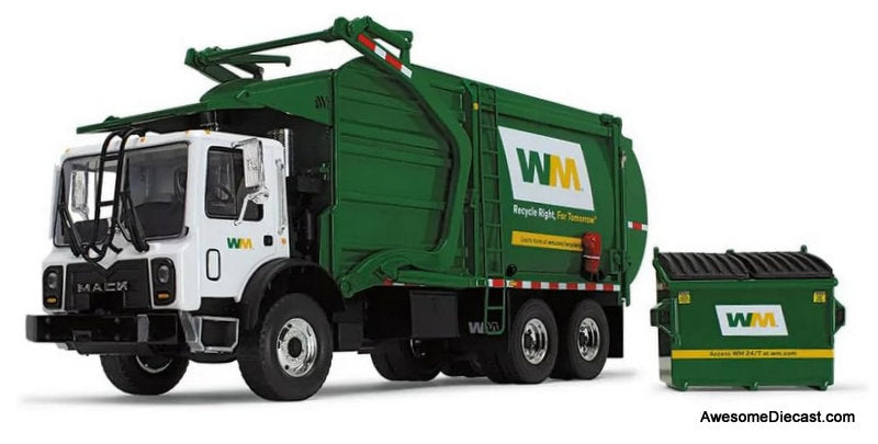 Mack TerraPro w/Wittke Front Load Refuse & Bins: Waste Management
