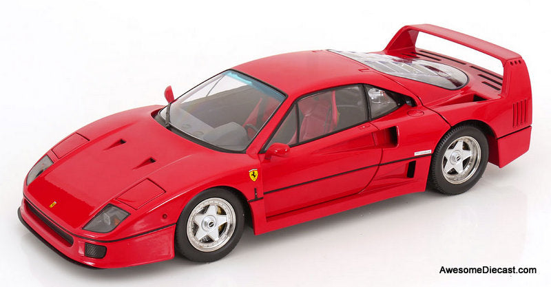 1987 Ferrari F40, Red 1:12 Diecast Model Car by KK Scale – Awesome