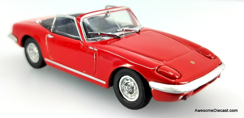 京商　1/43 LOTUS ELAN 26R ロータス　エラン　KYOSHO Kyosho 1:43 1966 Lotus Elan S3 Open Roof, Red – Awesome Diecast LLC