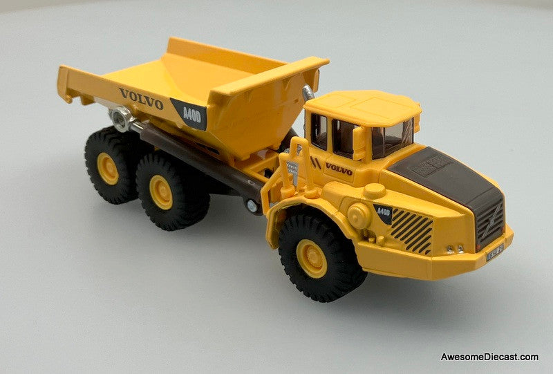 SIKU 1:87 Volvo A40D Dump Truck, Yellow – Awesome Diecast LLC