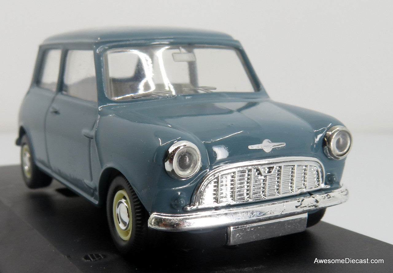 1959 Austin Morris Mini Cooper, Blue 1:43 Diecast Model Car by