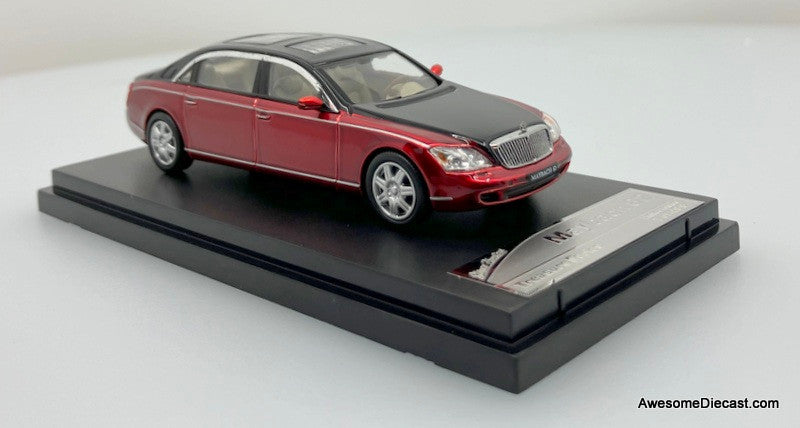 Stance Hunters 1:64 Mercedes Benz Maybach 62, Red/Silver – Awesome